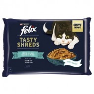 FELIX TASTY SHREDS COM SALMAO ATUM 4 85G