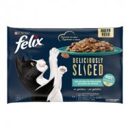 FELIX DELICIOUSLY SLICED ATUM/BACALAU/SOLHA(4*80GRS)